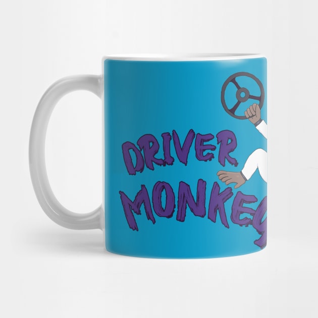 Driver Monkey by Becky Best Art